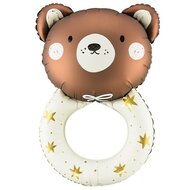 Folieballon Geboorte - Teddy Rammelaar - 88 cm - Helium- en Luchtvulling
