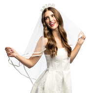 Diadeem Bride - Vrijgezellen Feest - Met Sluier