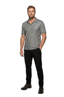 Polo Velvet Glitter Zilver - Jaren 80 en 90 Disco - Heren