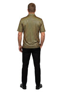 Polo Velvet Glitter Goud - Jaren 80 en 90 Disco - Heren