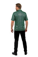 Polo Velvet Glitter Turquoise - Jaren 80 en 90 Disco - Heren