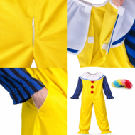 Scary Clown Kostuum Heren - Met Pruik - Volwassenen