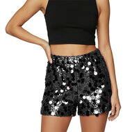 Shorts Pailletten - Zwart - Volwassenen