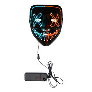 Halloween - Masker Killer Smile - LED Licht - Horror Masker 