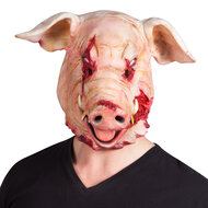 Halloween Latex Masker Bloederig Varken