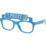 Oktoberfest Partybril met Draaisysteem - Prost &amp; Durst - Lichtblauw - Volwassenen