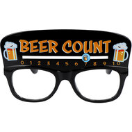 Partybril Oktoberfest Bier Count - Bierteller - Zwart - Volwassenen