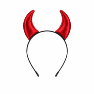 Duivel Hoorntjes - Duivel Diadeem - Glitter Rood