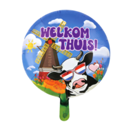 Folieballon - Welkom Thuis - 45 cm - Helium- en Luchtvulling