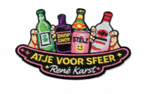Embleem Huusse - Strijkembleem - Atje voor de sfeer