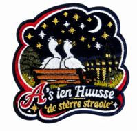 Embleem Huusse - Strijkembleem - De Sterre Straole
