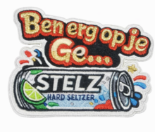 Embleem Huusse - Strijkembleem - Op Je Gestelz