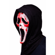 Scream Masker met Kap - Bloedend Ghost Face - Licentie