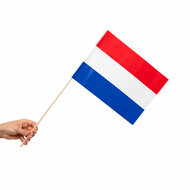 Zwaaivlaggetje Papier Nederland - 10 stuks