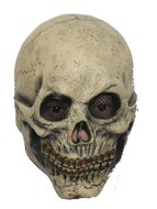Halloween Masker - Schedel met Gaas voor de Ogen