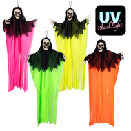 Halloween Hangdecoratie - Skelet Neon Spook - Assorti