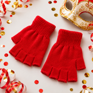 Vingerloze Handschoenen - Huusse - Rood 