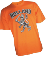 T-shirt oranje Holland