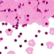 Confetti roze voetjes