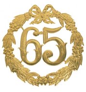Lauwerkrans goud 65 jaar