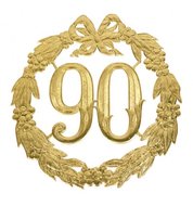 Lauwerkrans goud 90 jaar