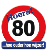 Huldeschild 80 jaar