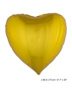 Folie ballon hart goud