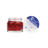 Glittergel rood