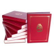 Sinterklaas boek rood