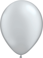Qualatex zilveren ballonnen