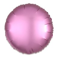 folieballon rond roze