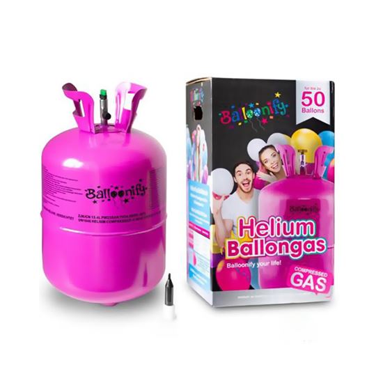 Bourgondië Vervuild werkloosheid Helium Tank voor 50 Ballonnen | Feestartikelenshop.com