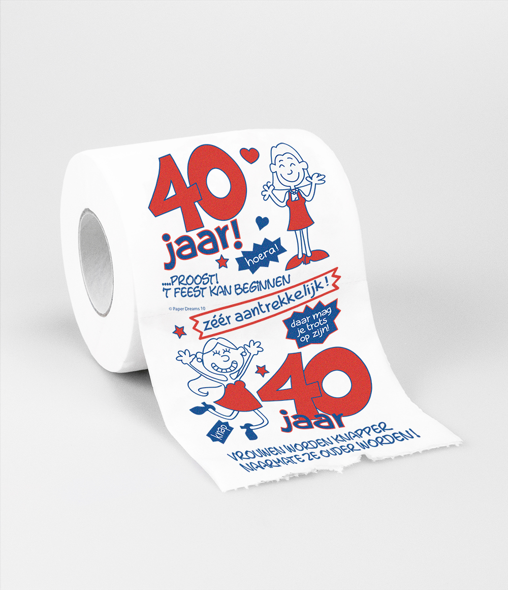 Toiletpapier 40 jaar