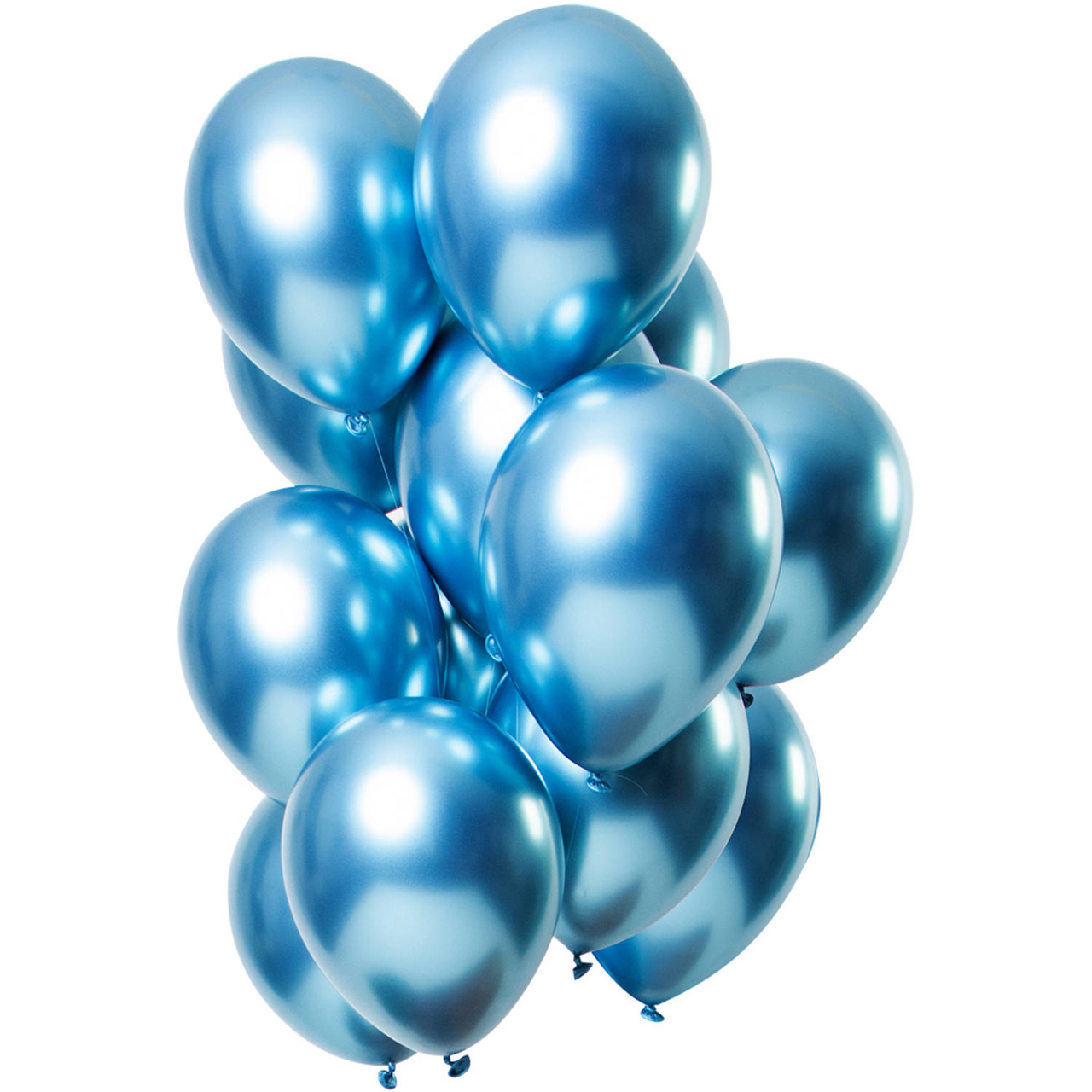 Ballonnen set Mirror blauw