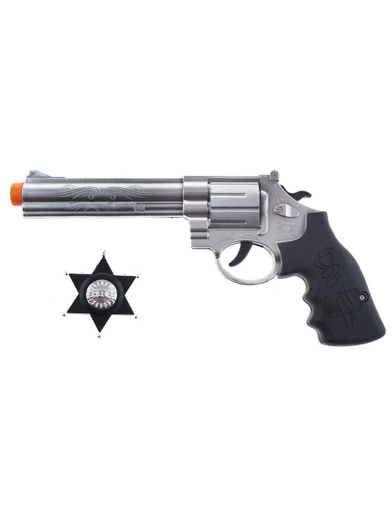 Revolver met sheriff ster