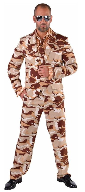 Camouflage kostuum