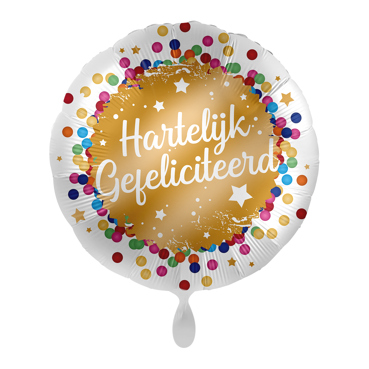 Folieballon Hartelijk gefeliciteerd