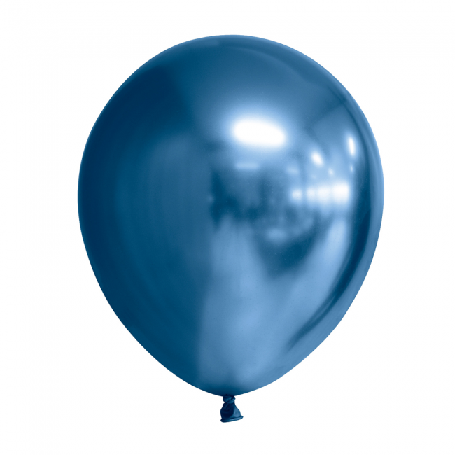 Chrome ballonnen blauw