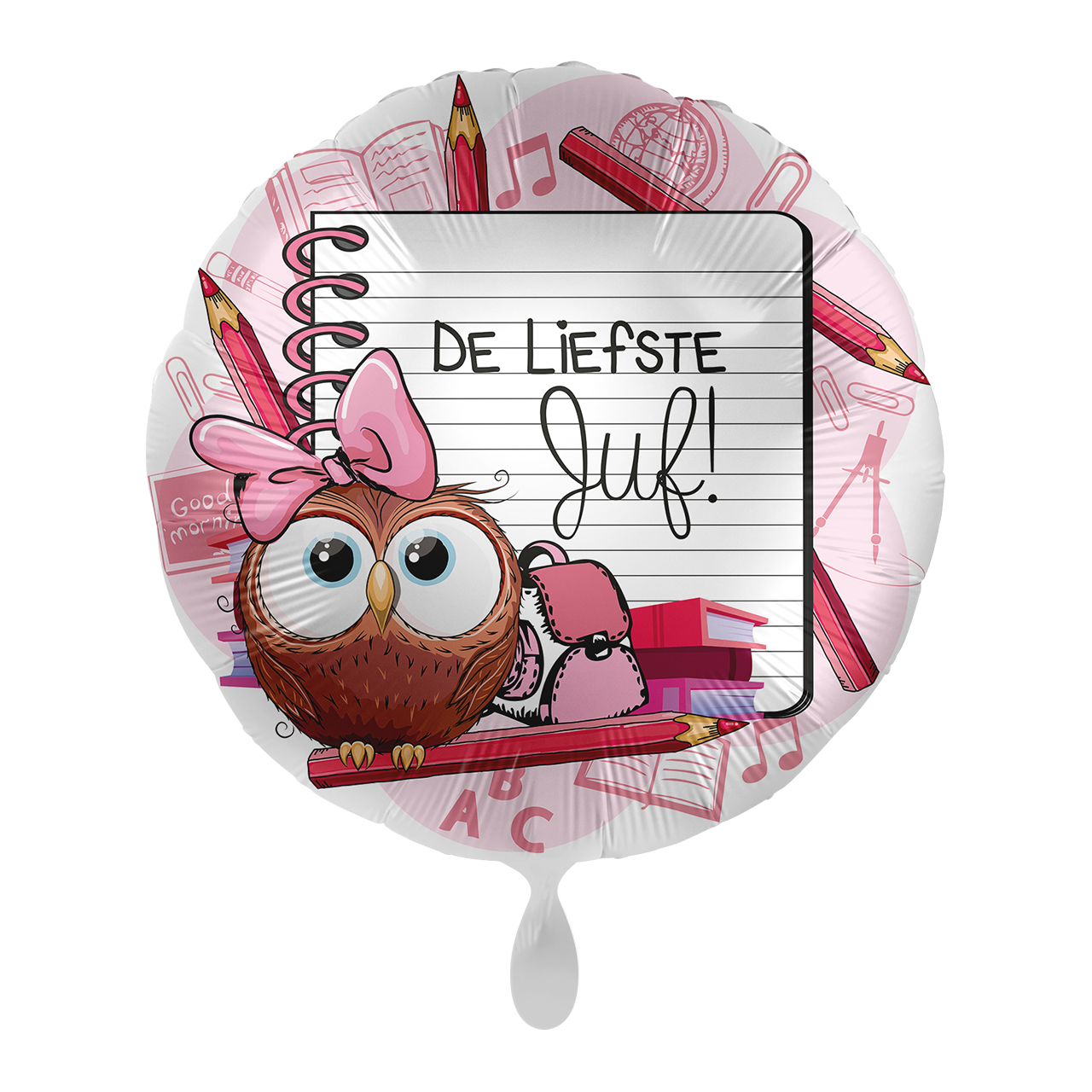 Folieballon De liefste juf!