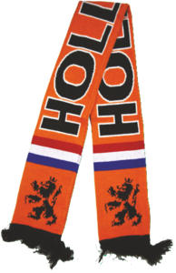 Sjaal oranje holland vlag nederland
