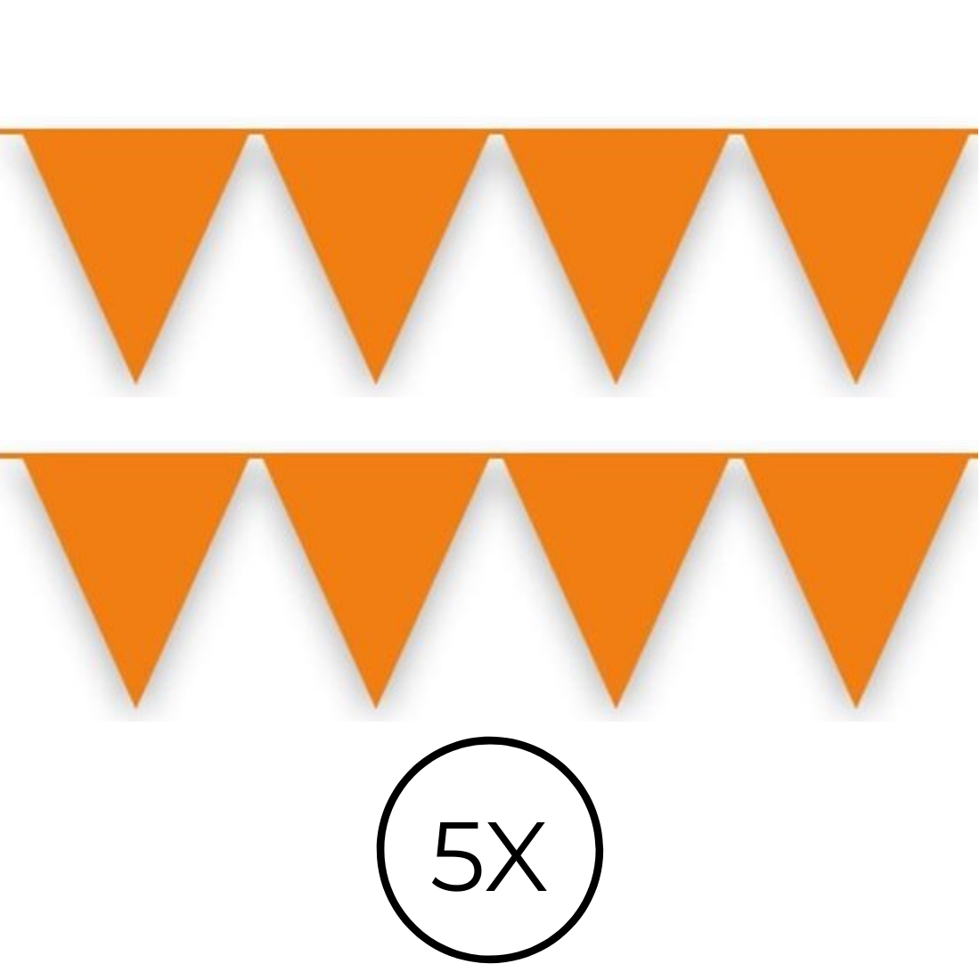 Oranje vlaggenlijn 2x