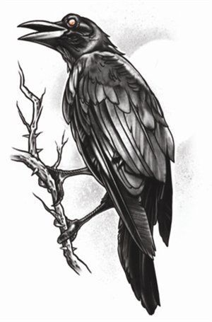Tattoo Goth The Raven