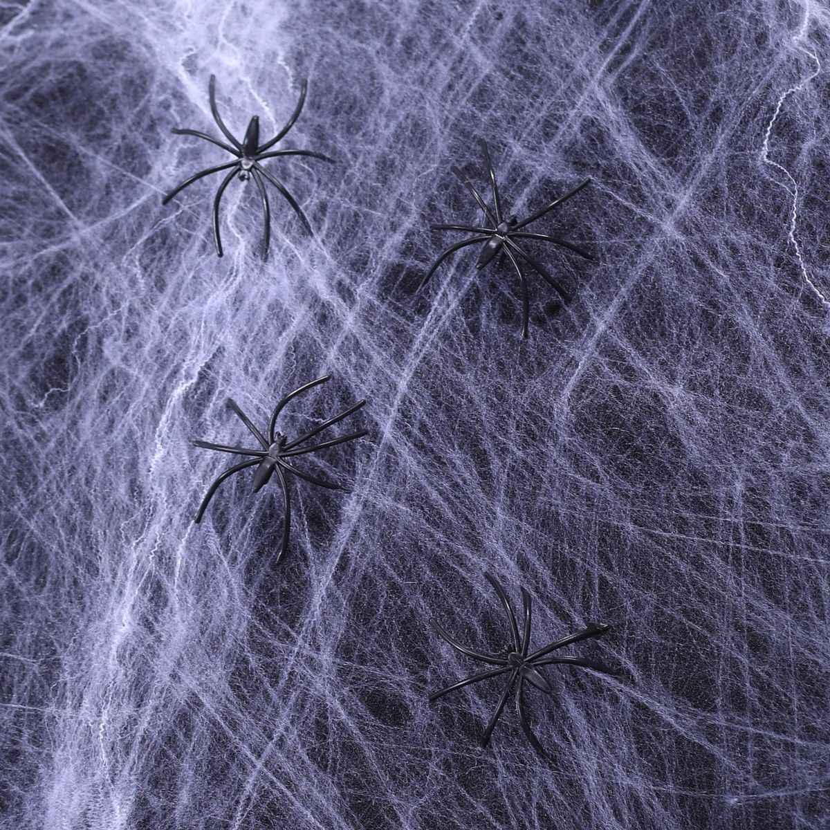Spinnenweb met 12 spinnen