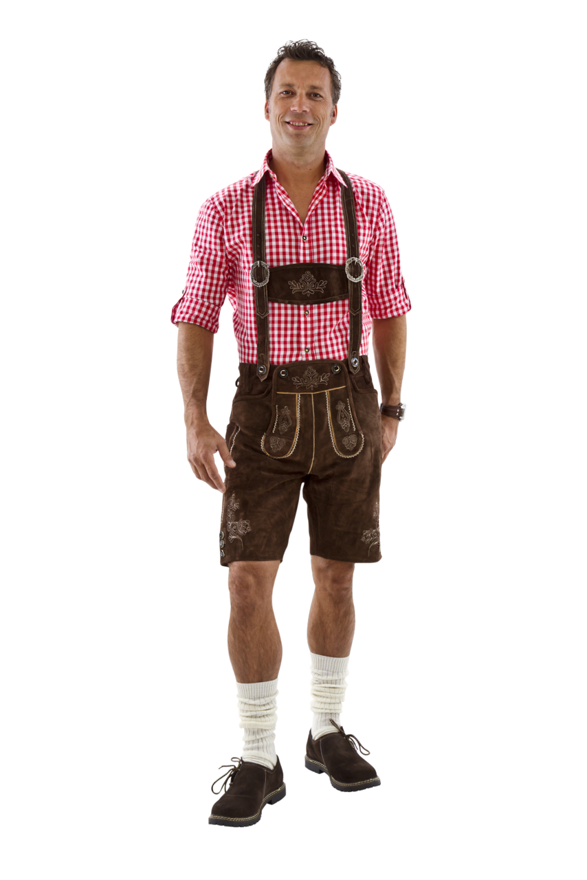 Lederhosen Seppi bruin