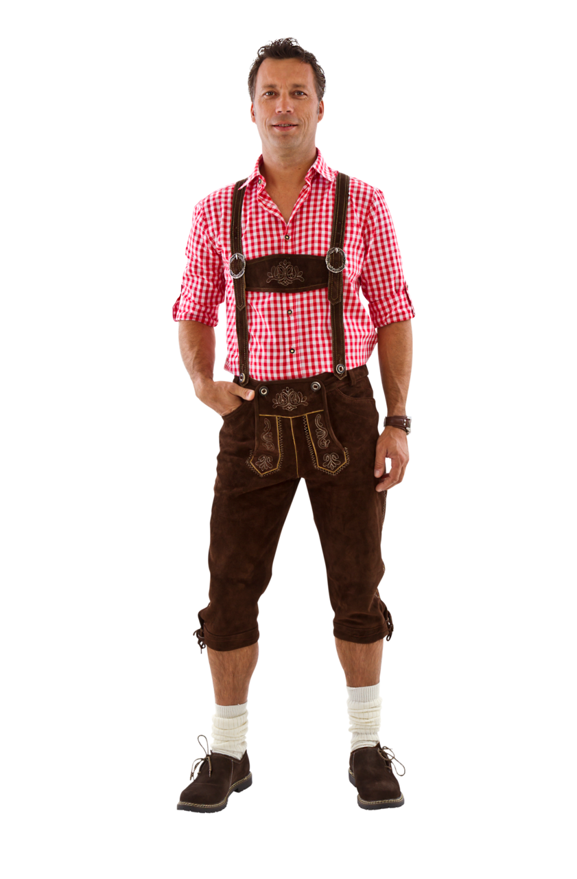 Lederhosen donkerbruin