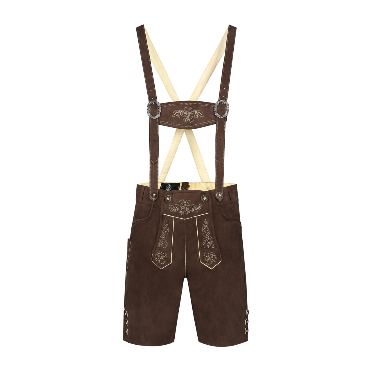 Lederhosen bruin kort model