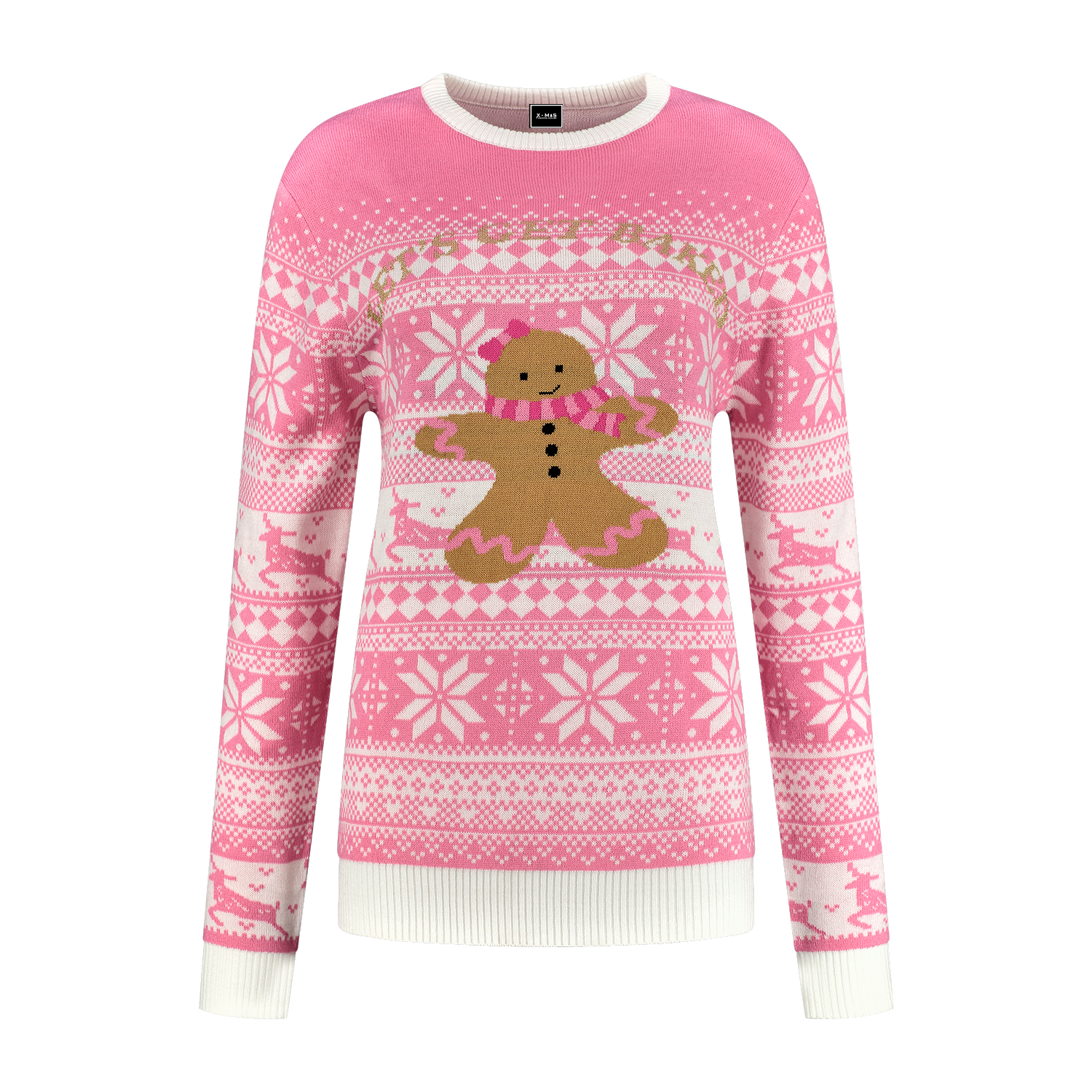 Foute Kersttrui Pink Feestartikelenshop.com