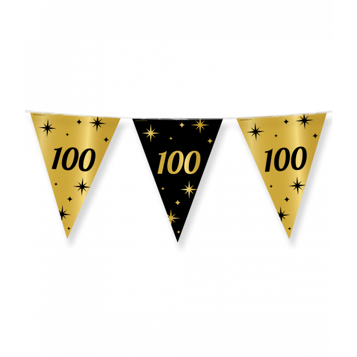 Vlaggenlijn Classy 100 jaar zwart-goud