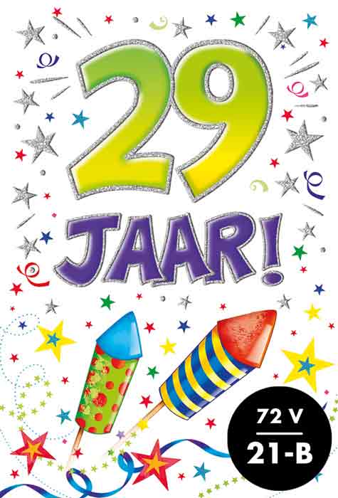 Verjaardagskaart That funny age 29 jaar