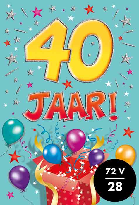 Verjaardagskaart That funny age 40 jaar B